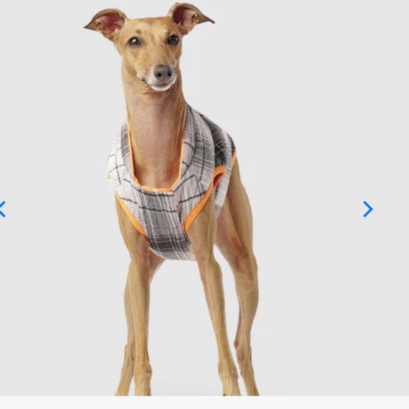 Canada Pooch Reversible Dog Vest, Orange/Grey, Size 18 - Picture 2 of 4